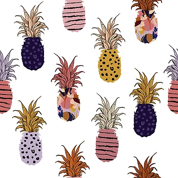 Artwork thumbnail, Pineapple Pattern by mischellero
