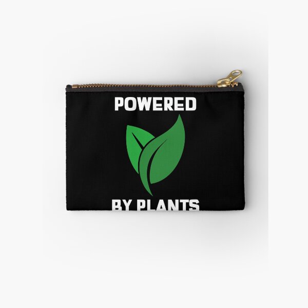 Item preview, Powered By Plants Leaf Icon Vegan designed and sold by jacks-tees.