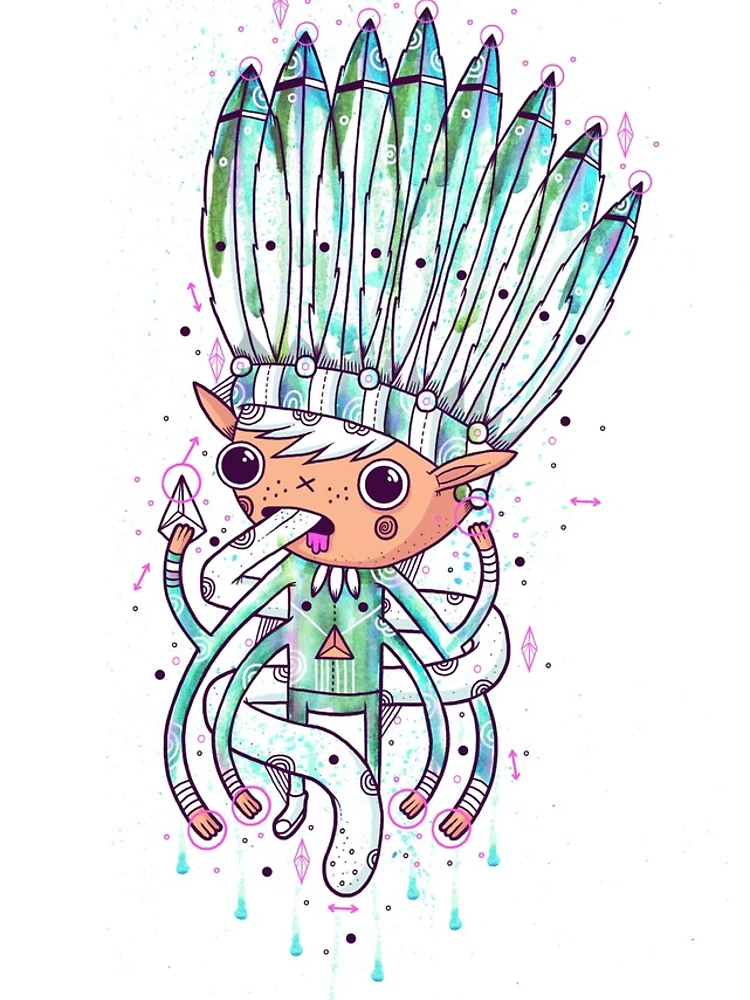 Thumbnail 4 of 4, iPhone Case, Indian pixie chief designed and sold by Randyotter.
