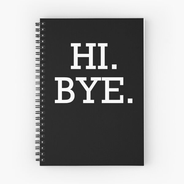 Item preview, Hi Bye. Sarcastic Social Distancing Introvert Gift designed and sold by Easyas.