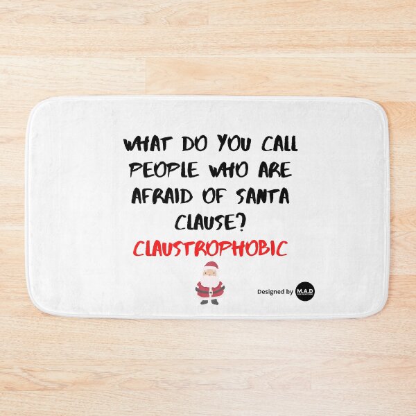 Item preview, Funny Santa Clause Claustrophobic Christmas Joke Design designed and sold by NGAGE "LIVE LIFE".