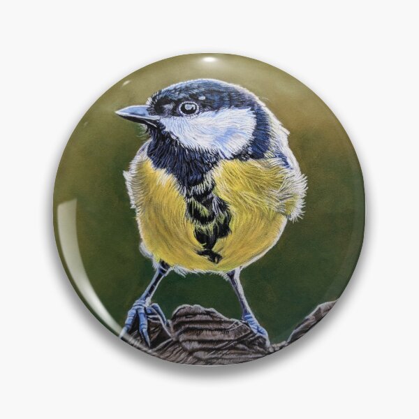 Item preview, GREAT TIT PASTEL ART,  designed and sold by IslesArt.