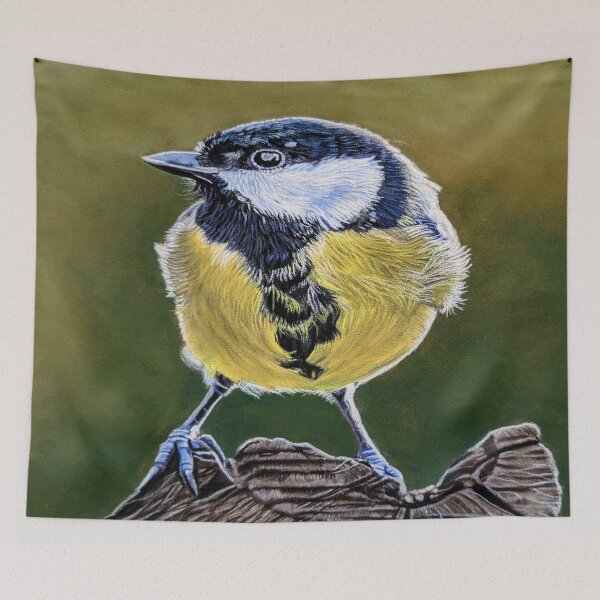 Item preview, GREAT TIT PASTEL ART,  designed and sold by IslesArt.