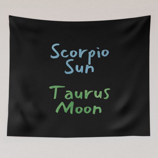 Item preview, Scorpio Sun Taurus Moon Text designed and sold by leomooncreates.