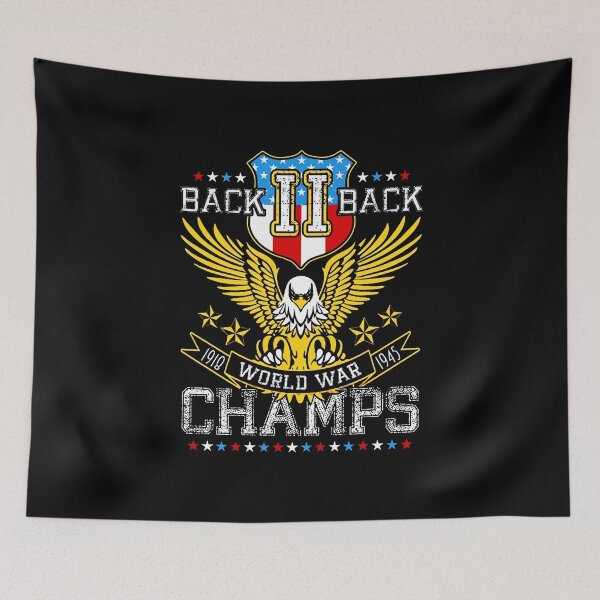 Item preview, Men's Patriotic Back II Back World War Champs Gift For Fans, For Men and Women, Gift Halloween Day, Thanksgiving, Christmas Day designed and sold by EatalyHolding.