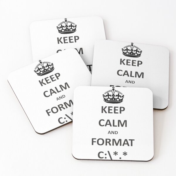 Item preview, Keep calm and format c: *. * designed and sold by 3coma14.