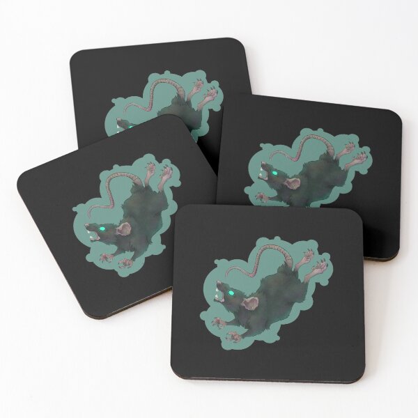 Item preview, Plague Rat (with glowing eye and plague cloud) designed and sold by Zelaphas.