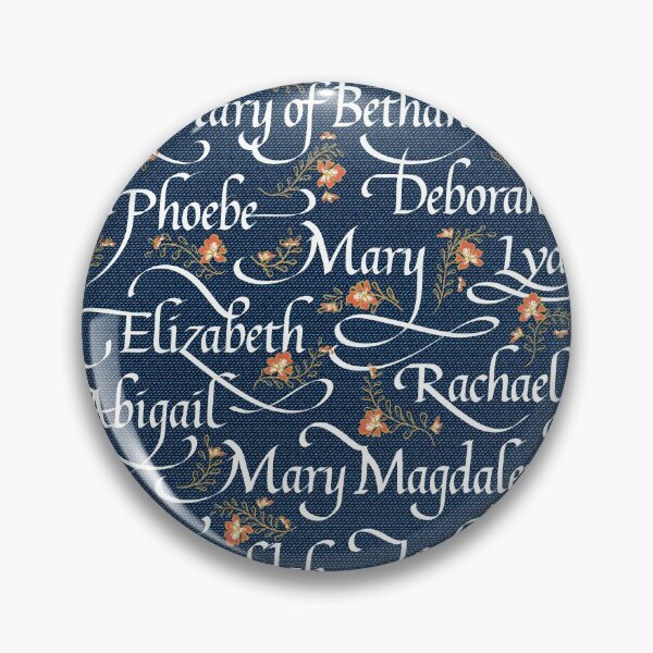 Item preview, Calligraphy | Godly Women of the Bible | Denim designed and sold by L Diane Johnson.