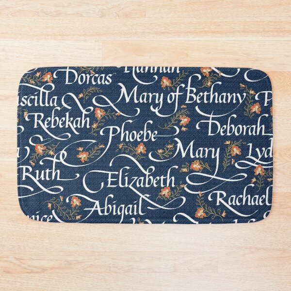 Item preview, Calligraphy | Godly Women of the Bible | Denim designed and sold by L Diane Johnson.