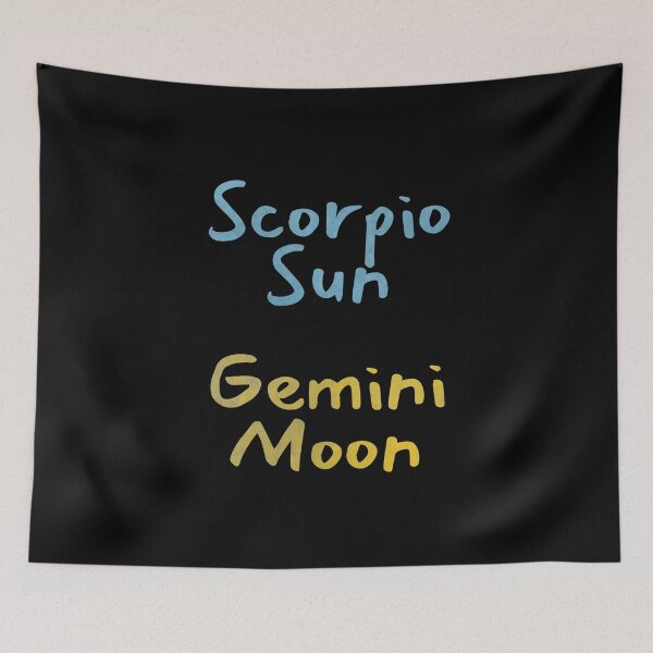 Item preview, Scorpio Sun Gemini Moon Text designed and sold by leomooncreates.