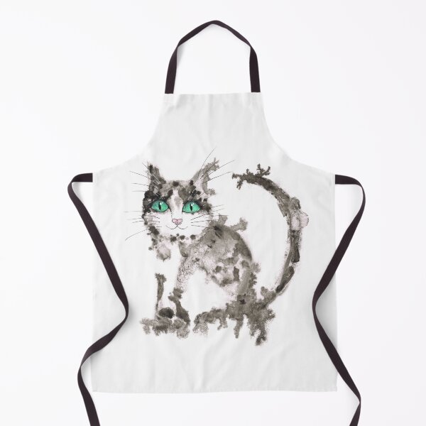 Item preview, Black wet ink cat designed and sold by Bwiselizzy.