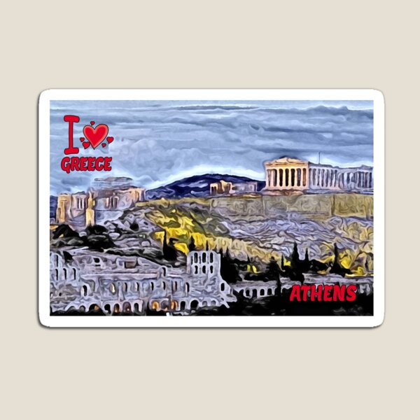 Item preview, I LOVE Greece, Athens designed and sold by REALDesign-Shop.