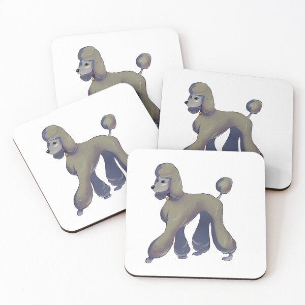 Item preview, Poodle Design Single -Grey/Gray designed and sold by Carrievla.