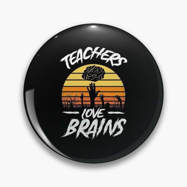 Item preview, TEACHERS LOVE BRAINS FUNNY HALLOWEEN GIFT designed and sold by TheFirstOne.