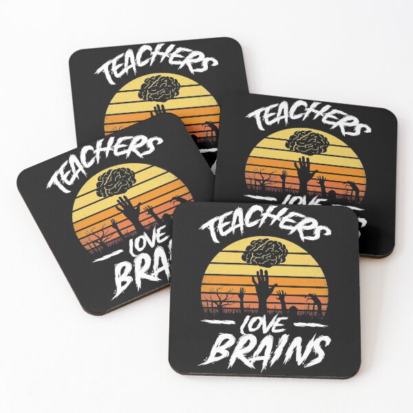 Item preview, TEACHERS LOVE BRAINS FUNNY HALLOWEEN GIFT designed and sold by TheFirstOne.