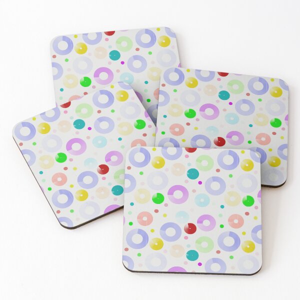 Item preview, Colored circles pattern designed and sold by purumArt.
