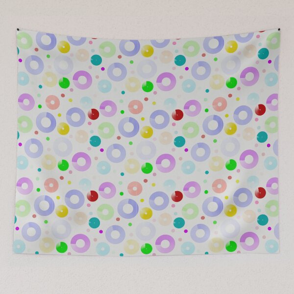 Item preview, Colored circles pattern designed and sold by purumArt.