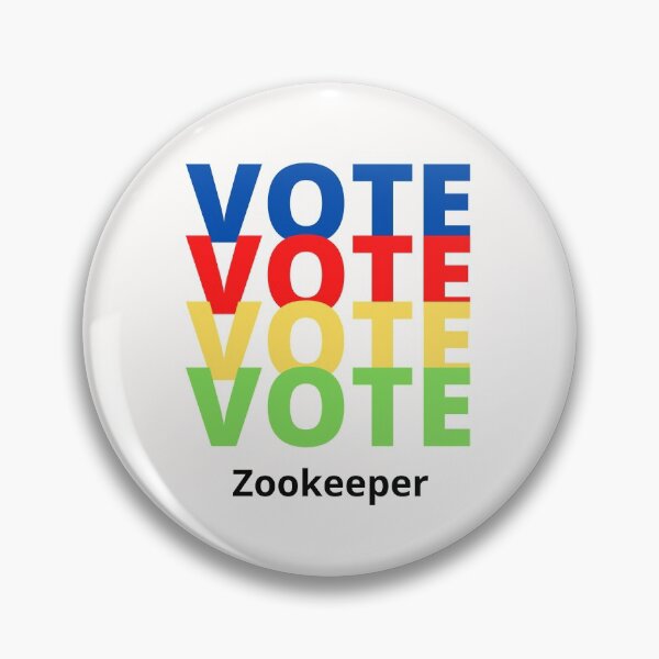 Item preview, Vote Zookeeper designed and sold by majeed10.