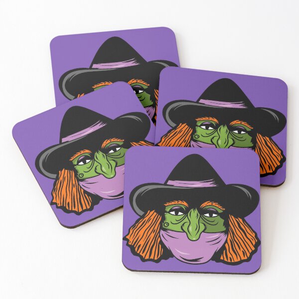 Item preview, Halloween Covid Witch designed and sold by TrueTrippyArts.