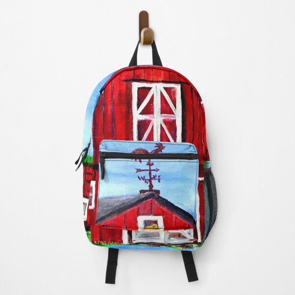 Item preview, Farm Life Big Red Barn Original At Painting designed and sold by RobinetteArt.