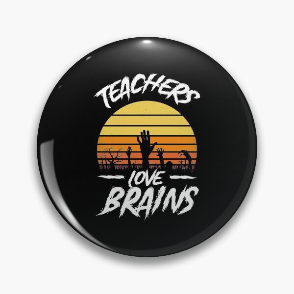 Item preview, TEACHERS LOVE BRAINS, FUNNY HALLOWEEN GIFT designed and sold by TheFirstOne.