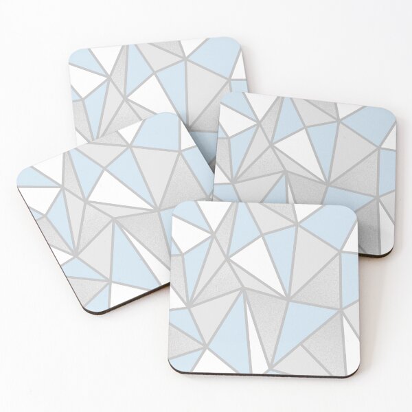 Item preview, Grey & Blue Geo designed and sold by Blue-Banana.