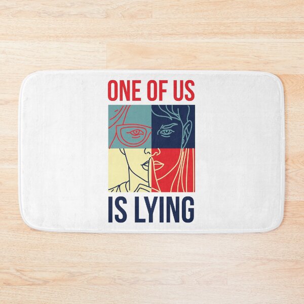 Item preview, One Of Us Is Lying  designed and sold by kurokameart.