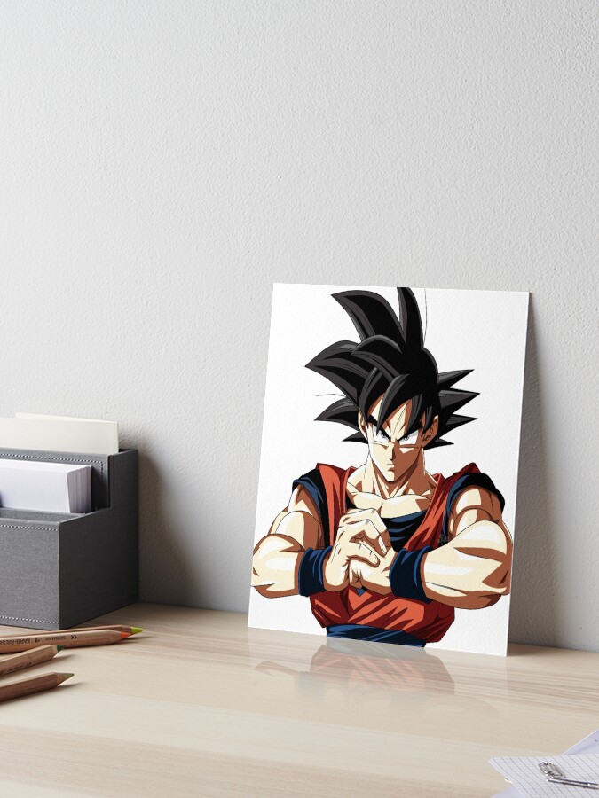 Son Goku Child Art Board Print by matthieu jouannet