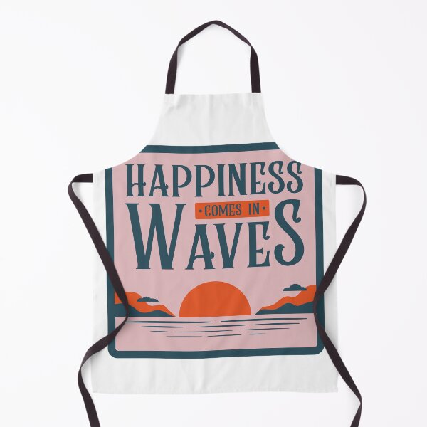 Item preview, Happiness Comes In Waves designed and sold by ecdato.