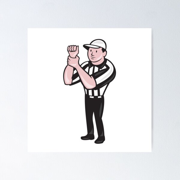 Item preview, American Football Referee Illegal Use Hands designed and sold by patrimonio.