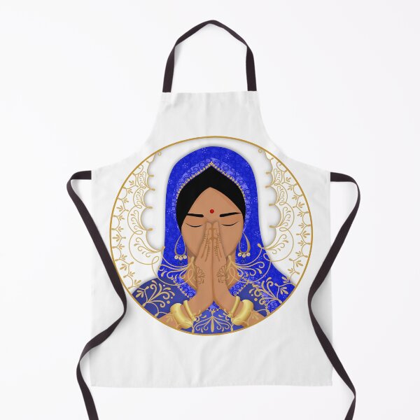 Item preview, Mandala Namaste - Gratitude Blue and White designed and sold by MandalaSoul.