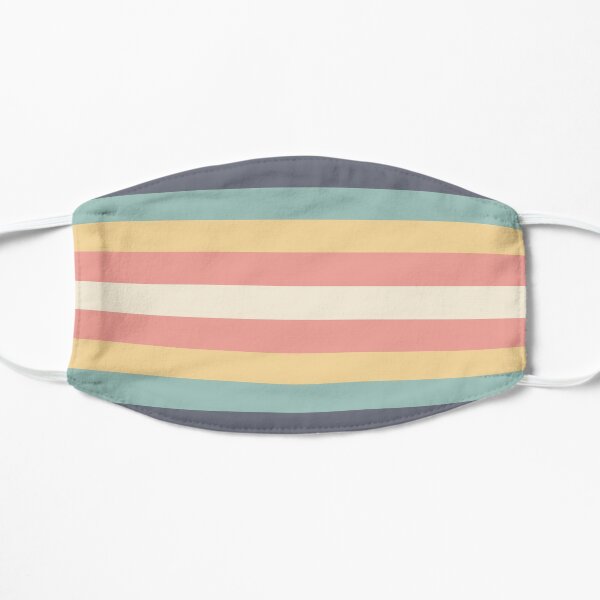 Retro stripe Flat Mask
