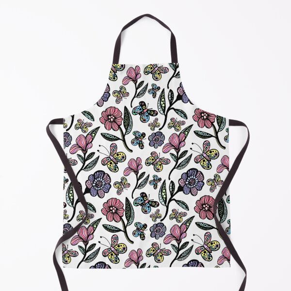 Item preview, Butterfly flower Pattern - Pink and Purple Palette designed and sold by Sketchbook Designs.