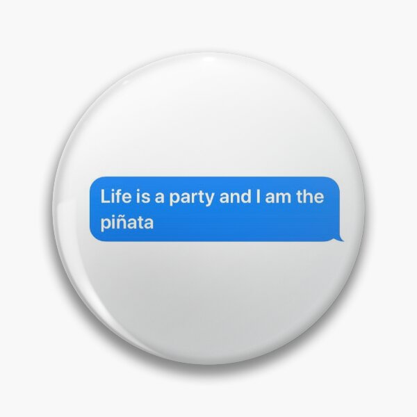 Item preview, Piñata Text Quote Sticker  designed and sold by Aannawhitee.