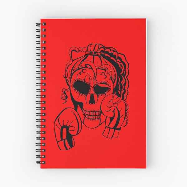Item preview, Skull Boxer on RED background, Boxing, Box, Boxer, gothic, halloween, spooky designed and sold by IslesArt.