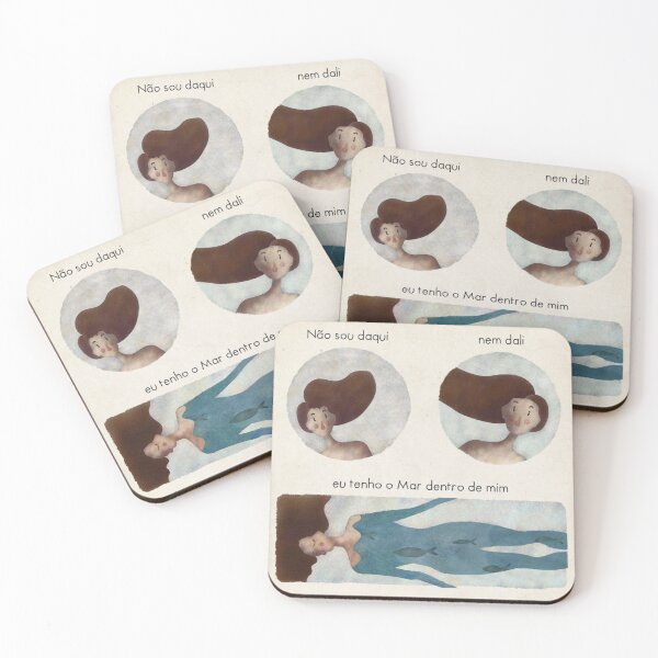 Item preview, Poema suave e inspirador em uma tirinha - mar designed and sold by pedrofsarmento.