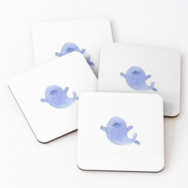 Item preview, Happy blue seal designed and sold by alisonsadler.