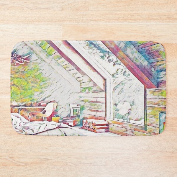 Item preview, Serene Bedroom View — Calming Scene for Bedroom Decor designed and sold by Galathi Designs.