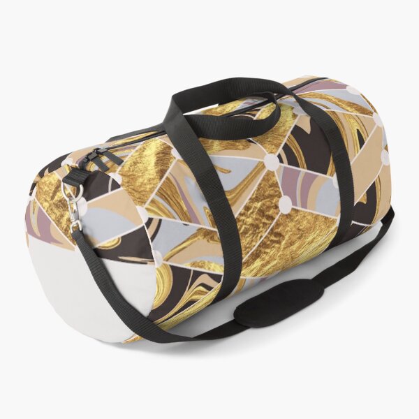 Item preview, Black silver gold geometric marble mosaic  designed and sold by Delicarte.