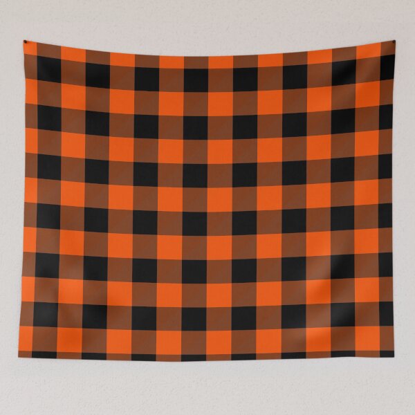 Item preview, Orange Buffalo Plaid designed and sold by Darcy777.