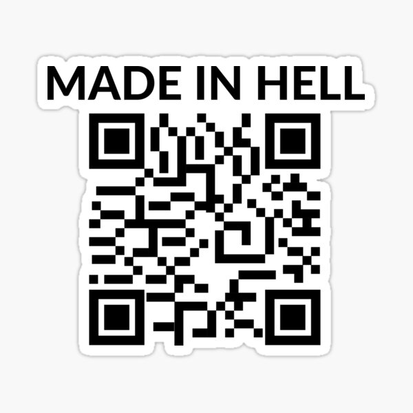 Made In Hell Stickers Redbubble