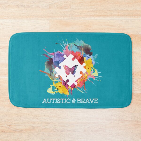 Item preview, Autistic And Brave Autism Awareness designed and sold by overstyle.