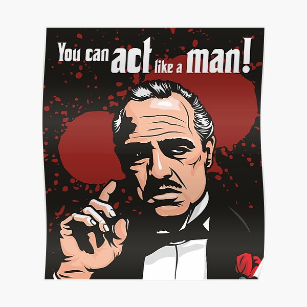 The Godfather Posters | Redbubble