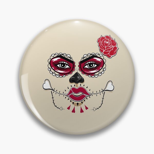 Item preview, Calaveras Mexican Day of the Dead mask designed and sold by bjcoving.
