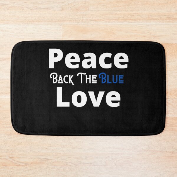 Item preview, Peace Love Back The Blue i back the blue, nurses back the blue, defend the police, designed and sold by Destine99.