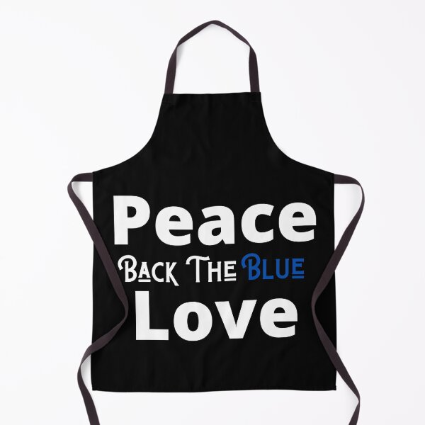 Item preview, Peace Love Back The Blue i back the blue, nurses back the blue, defend the police, designed and sold by Destine99.