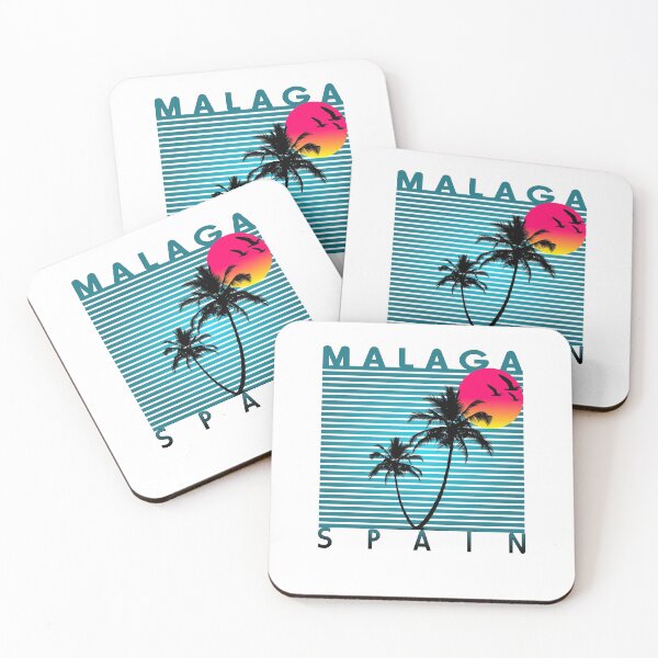 Item preview, Malaga Spain Summer Beach Sun Vacations Souvenir tshirt designed and sold by Alvamd.
