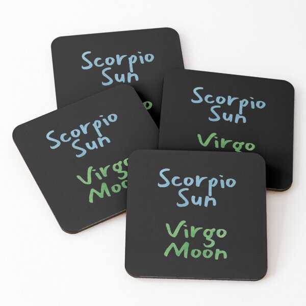 Item preview, Scorpio Sun Virgo Moon Text designed and sold by leomooncreates.