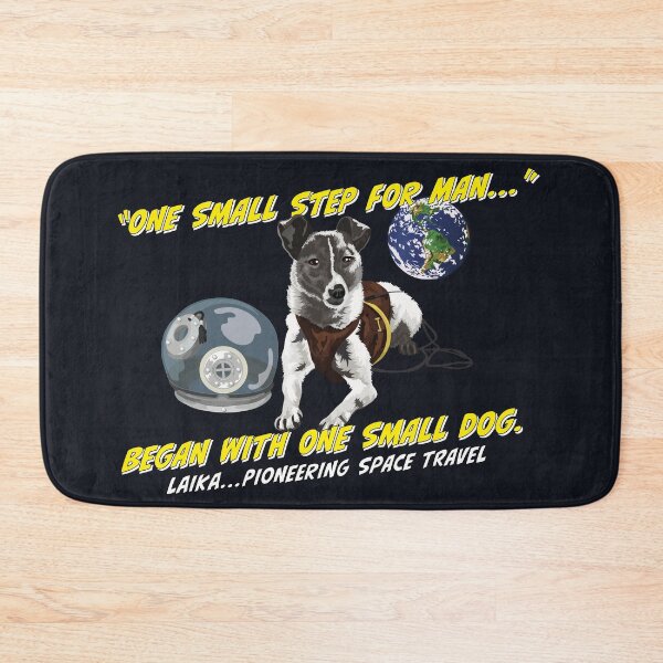 Item preview, One small step for man... began with one small dog. designed and sold by Annalisa-Jones.