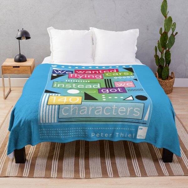 Item preview, We wanted flying cars, instead we got 140 characters designed and sold by quotesonposters.